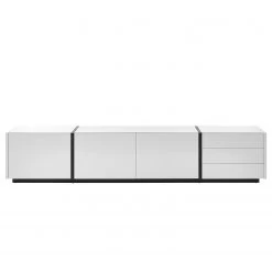 Loftscape Ensemble meubles TV Muuga II (4 élém.) - Blanc / Gris 18 Loftscape Ensemble meubles TV Muuga II (4 élém.) - Blanc / Gris -Meubles de salon Soldes 1000356495 220608 031 DETAILS P000000001000356495