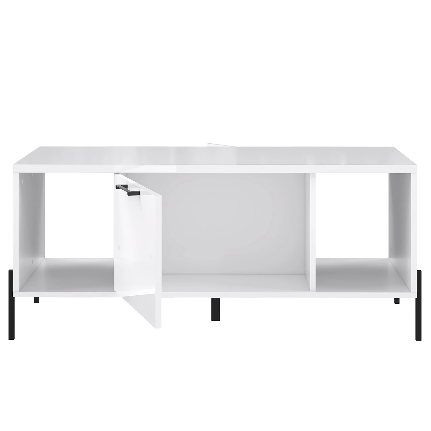 Loftscape Table basse Ozora - Blanc brillant / Blanc mat 6 Loftscape Table basse Ozora - Blanc brillant / Blanc mat – Image 4