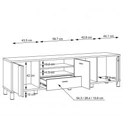 Red Living Meuble TV Vallegrande I - Imitation épicéa 15 Red Living Meuble TV Vallegrande I - Imitation épicéa -Meubles de salon Soldes 1000356705 220603 501 SKETCH DETAILS P000000001000356705 sketch