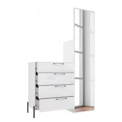 Loftscape Ensemble d’entrée compact Ozora - Blanc brillant / Blanc mat 14 Loftscape Ensemble d’entrée compact Ozora - Blanc brillant / Blanc mat -Meubles de salon Soldes 1000356710 220603 032 DETAILS P000000001000356710