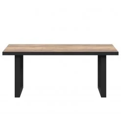 Red Living Table basse Vallegrande - Imitation pin des Alpes / Noir -Meubles de salon Soldes 1000356712 220603 030 DETAILS P000000001000356712