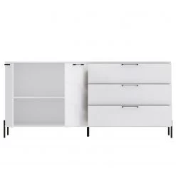 Loftscape Buffet Ozora II - Blanc brillant / Blanc mat -Meubles de salon Soldes 1000356715 220603 031 DETAILS P000000001000356715