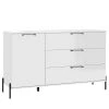 Loftscape Buffet Ozora I - Blanc brillant / Blanc mat -Meubles de salon Soldes 1000356721 220603 010 IMAGE P000000001000356721