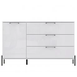Loftscape Buffet Ozora I - Blanc brillant / Blanc mat 11 Loftscape Buffet Ozora I - Blanc brillant / Blanc mat -Meubles de salon Soldes 1000356721 220603 030 DETAILS P000000001000356721