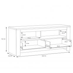 Loftscape Meuble TV Verolme II - Imitation chêne 11 Loftscape Meuble TV Verolme II - Imitation chêne -Meubles de salon Soldes 1000356723 220603 501 SKETCH DETAILS P000000001000356723 sketch
