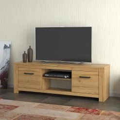 Loftscape Meuble TV Verolme I - Imitation chêne 9 Loftscape Meuble TV Verolme I - Imitation chêne -Meubles de salon Soldes 1000356724 220603 020 MOOD DETAILS P000000001000356724 mood