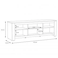 Loftscape Meuble TV Verolme I - Imitation chêne 13 Loftscape Meuble TV Verolme I - Imitation chêne -Meubles de salon Soldes 1000356724 220603 501 SKETCH DETAILS P000000001000356724 sketch