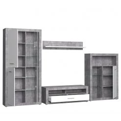 Loftscape Ensemble meubles TV Solidus Par (4 él.) - Blanc / Imitation béton 7 Loftscape Ensemble meubles TV Solidus Par (4 él.) - Blanc / Imitation béton -Meubles de salon Soldes 1000356726 220603 031 DETAILS P000000001000356726