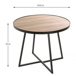 Red Living Bout de canapé Chorin I - Imitation chêne / Noir -Meubles de salon Soldes 1000356856 220609 500 SKETCH DETAILS P000000001000356856 sketch