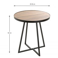 Red Living Bout de canapé Chorin II - Imitation chêne / Noir 7 Red Living Bout de canapé Chorin II - Imitation chêne / Noir -Meubles de salon Soldes 1000356862 220609 500 SKETCH DETAILS P000000001000356862 sketch