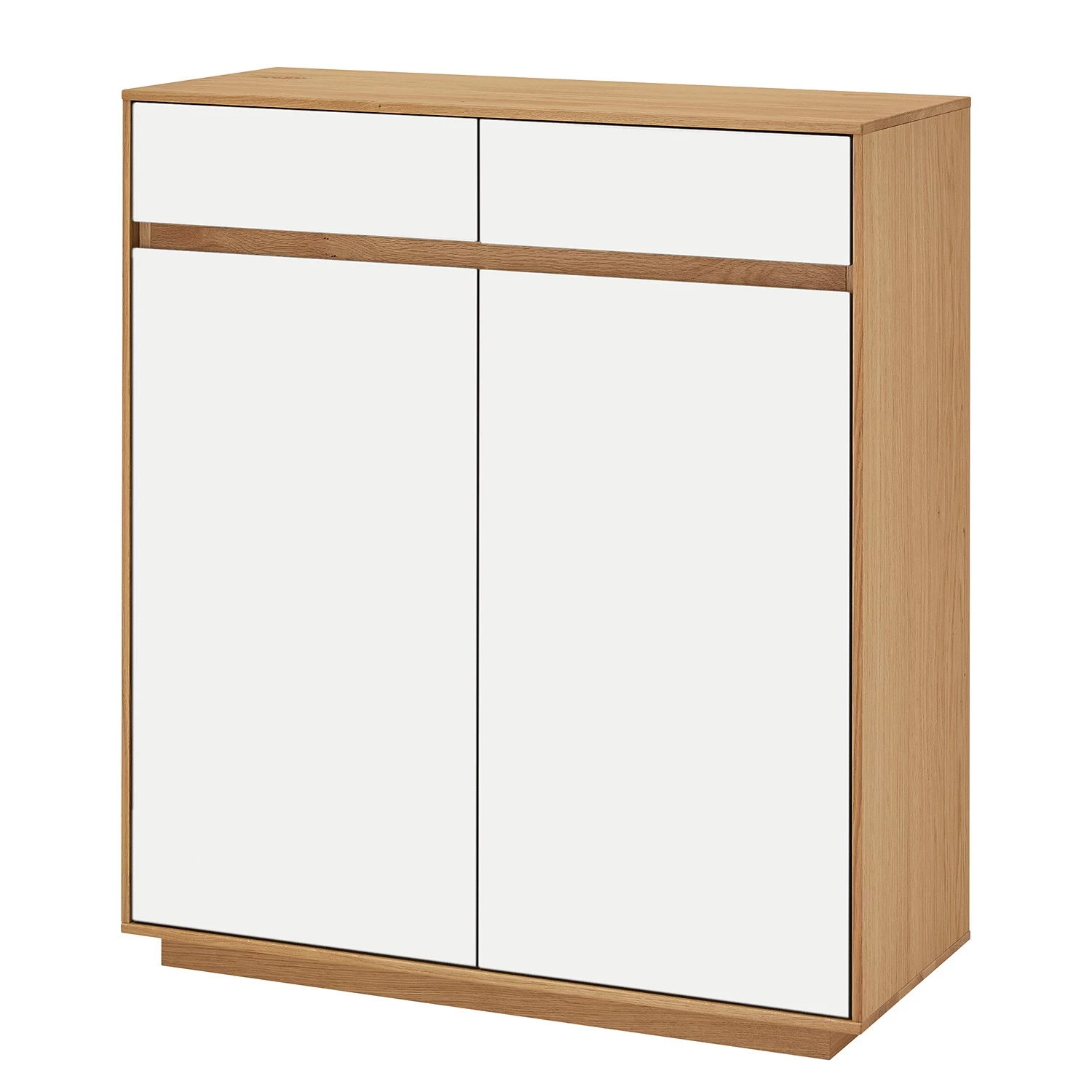 Voss Meuble à chaussures V100 II - Partiellement en chêne massif - Blanc 3 Voss Meuble à chaussures V100 II - Partiellement en chêne massif - Blanc