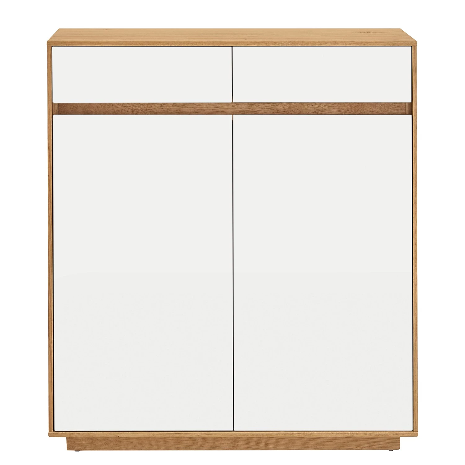 Voss Meuble à chaussures V100 II - Partiellement en chêne massif - Blanc 6 Voss Meuble à chaussures V100 II - Partiellement en chêne massif - Blanc – Image 4