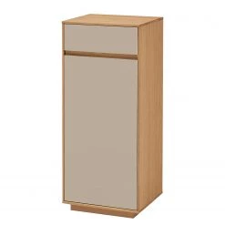 Voss Meuble Ă chaussures V100 III - Partiellement en chĂȘne massif - Taupe