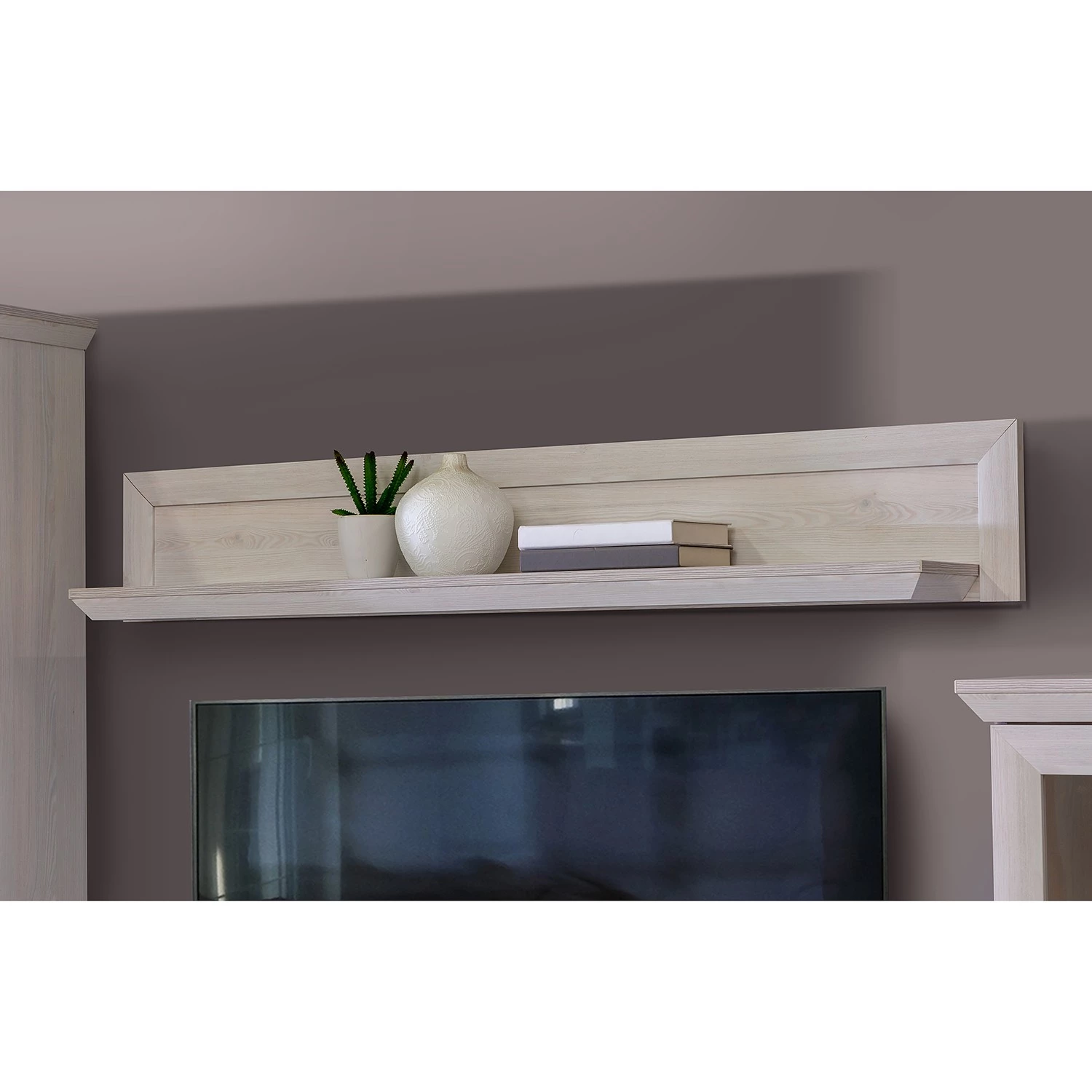 Ridgevalley Meuble TV New Dessa - Imitation pin blanc 4 Ridgevalley Meuble TV New Dessa - Imitation pin blanc – Image 2