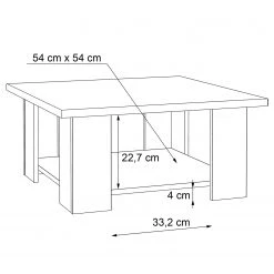 Loftscape Table basse Potom II - Imitation chêne de Sonoma 13 Loftscape Table basse Potom II - Imitation chêne de Sonoma -Meubles de salon Soldes 1000357989 220616 501 SKETCH DETAILS P000000001000357989 sketch
