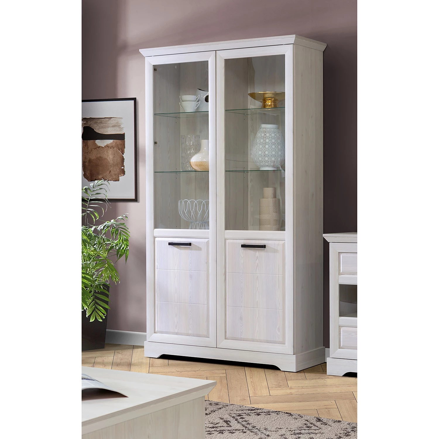 Ridgevalley Vitrine double New Dessa - Imitation pin blanc 4 Ridgevalley Vitrine double New Dessa - Imitation pin blanc – Image 2