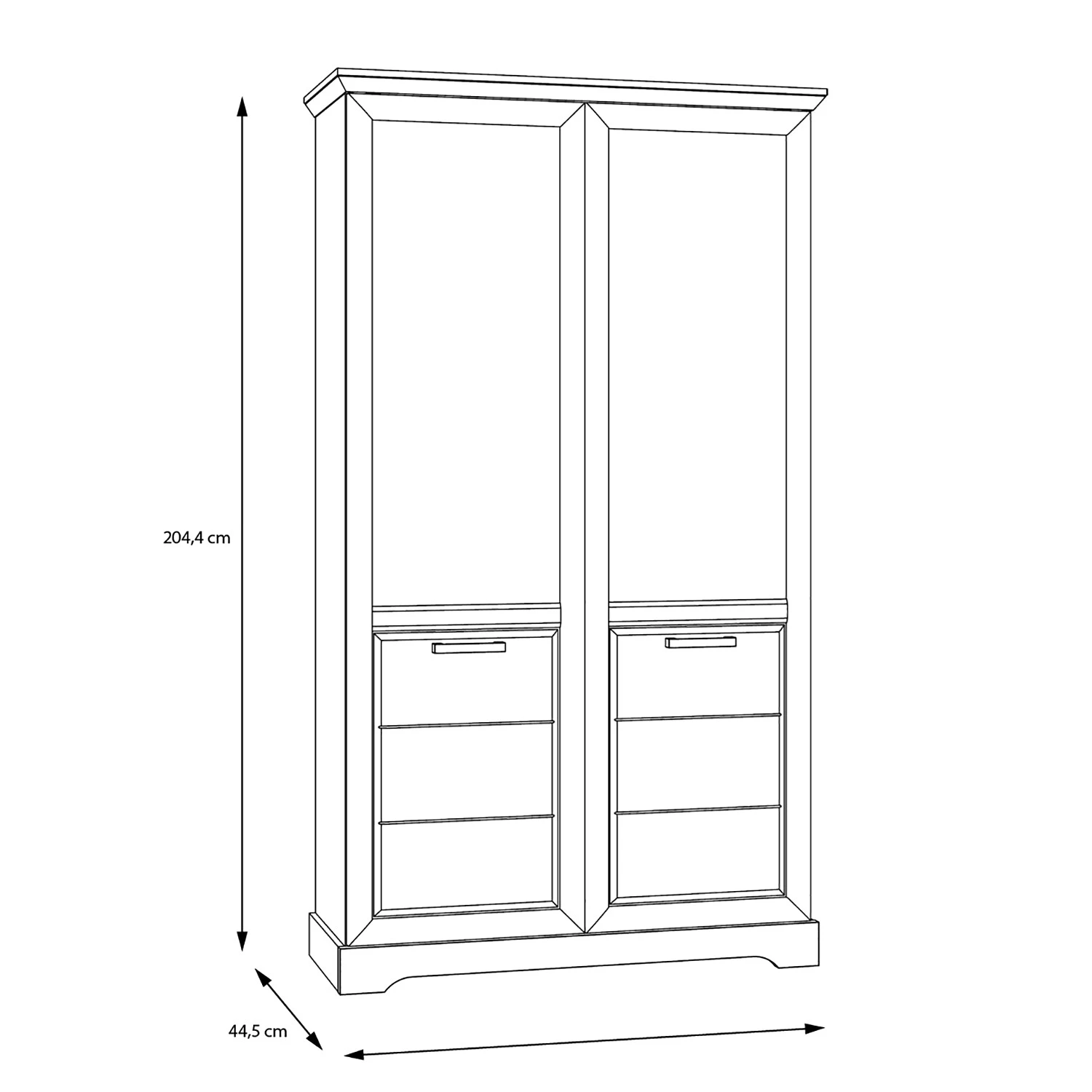 Ridgevalley Vitrine double New Dessa - Imitation pin blanc 10 Ridgevalley Vitrine double New Dessa - Imitation pin blanc – Image 8