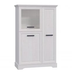 Ridgevalley Buffet haut New Dessa I - Imitation pin blanc