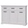 Ridgevalley Buffet New Dessa III - Imitation pin blanc -Meubles de salon Soldes 1000358010 220616 010 IMAGE P000000001000358010