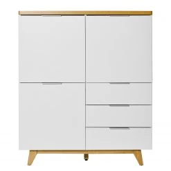 Jahnke Buffet haut Libre 110 - Imitation duramen de chêne / Blanc 8 Jahnke Buffet haut Libre 110 - Imitation duramen de chêne / Blanc -Meubles de salon Soldes 1000358898 220615 040 DETAILS P000000001000358898