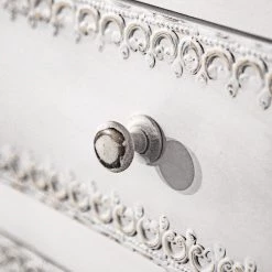 Ridgevalley Commode Missoula - Manguier massif - Blanc vintage -Meubles de salon Soldes 1000359912 220624 033 DETAILS P000000001000359912