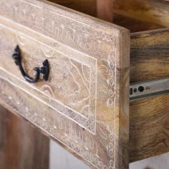 Red Living Enfilade Vallentuna - Manguier massif / Métal - Manguier / Noir 23 Red Living Enfilade Vallentuna - Manguier massif / Métal - Manguier / Noir -Meubles de salon Soldes 1000359913 220621 050 DETAILS P000000001000359913