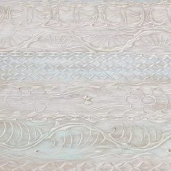 Ridgevalley Table basse Missoula - Verre / Manguier massif - Blanc vintage 19 Ridgevalley Table basse Missoula - Verre / Manguier massif - Blanc vintage -Meubles de salon Soldes 1000359914 220624 036 DETAILS P000000001000359914