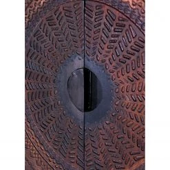 Red Living Buffet haut Curbar - Manguier massif / Métal - Noir -Meubles de salon Soldes 1000359917 220629 030 DETAILS P000000001000359917