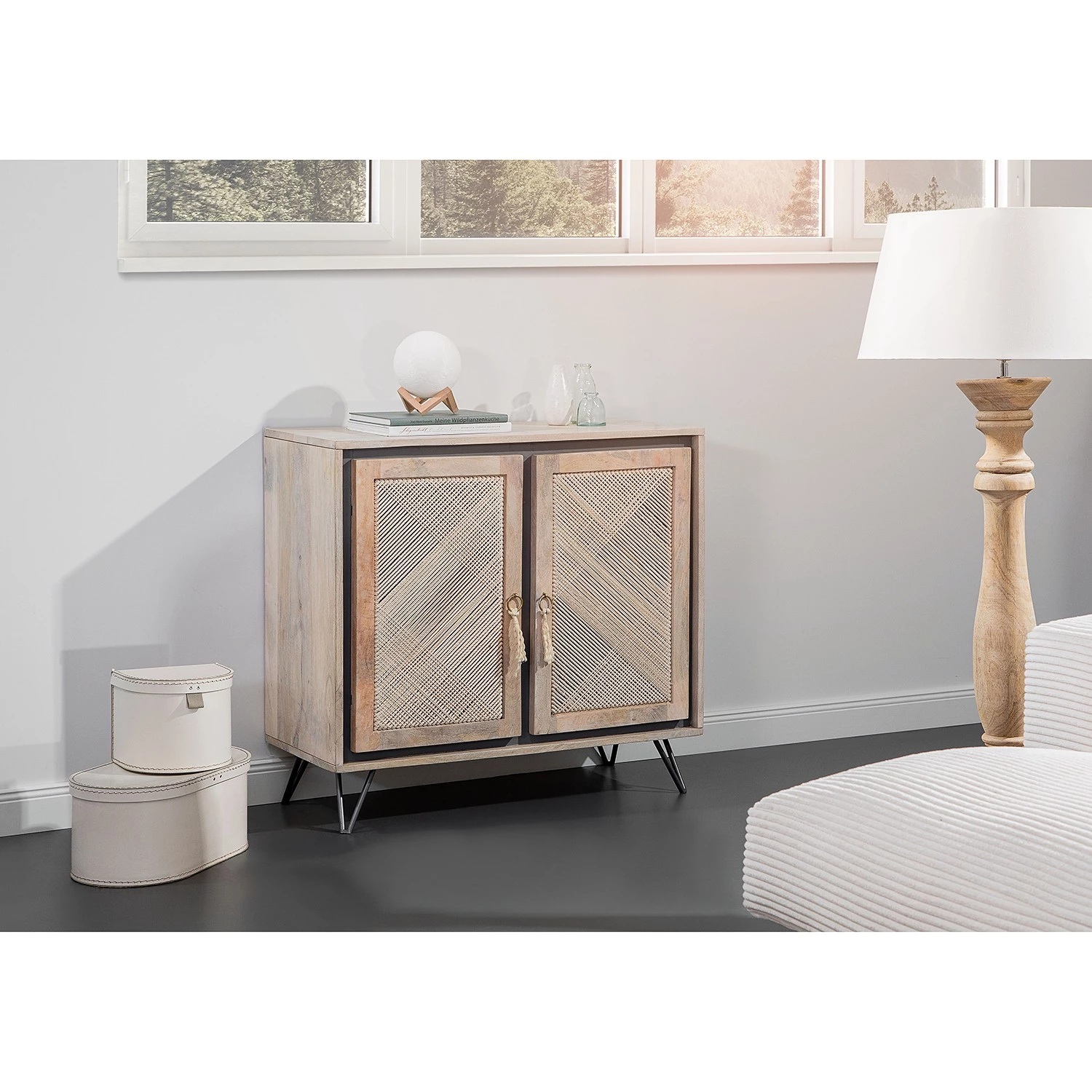 Ridgevalley Buffet Lumby - Manguier massif - Manguier clair / Gris 4 Ridgevalley Buffet Lumby - Manguier massif - Manguier clair / Gris – Image 2