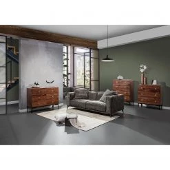 Red Living Commode Telados - Manguier massif / Métal - Manguier foncé / Noir -Meubles de salon Soldes 1000359922 220621 021 MOOD DETAILS P000000001000359922 mood