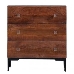 Red Living Commode Telados - Manguier massif / Métal - Manguier foncé / Noir -Meubles de salon Soldes 1000359922 220621 030 DETAILS P000000001000359922
