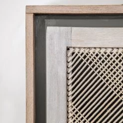 Ridgevalley Enfilade Lumby II - Manguier massif - Manguier clair / Gris -Meubles de salon Soldes 1000359923 220621 030 DETAILS P000000001000359923