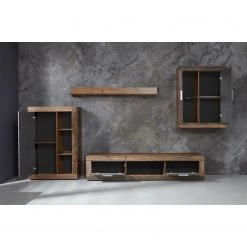 Trendteam Ensemble meubles TV jazz I (4 éléments) - Imitation bois ancien / Anthracite -Meubles de salon Soldes 1000362848 220623 022 MOOD DETAILS P000000001000362848 mood