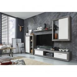 Trendteam Ensemble meubles TV jazz I (4 éléments) - Imitation chêne gris / Blanc 23 Trendteam Ensemble meubles TV jazz I (4 éléments) - Imitation chêne gris / Blanc -Meubles de salon Soldes 1000362858 220623 024 MOOD DETAILS P000000001000362858 mood