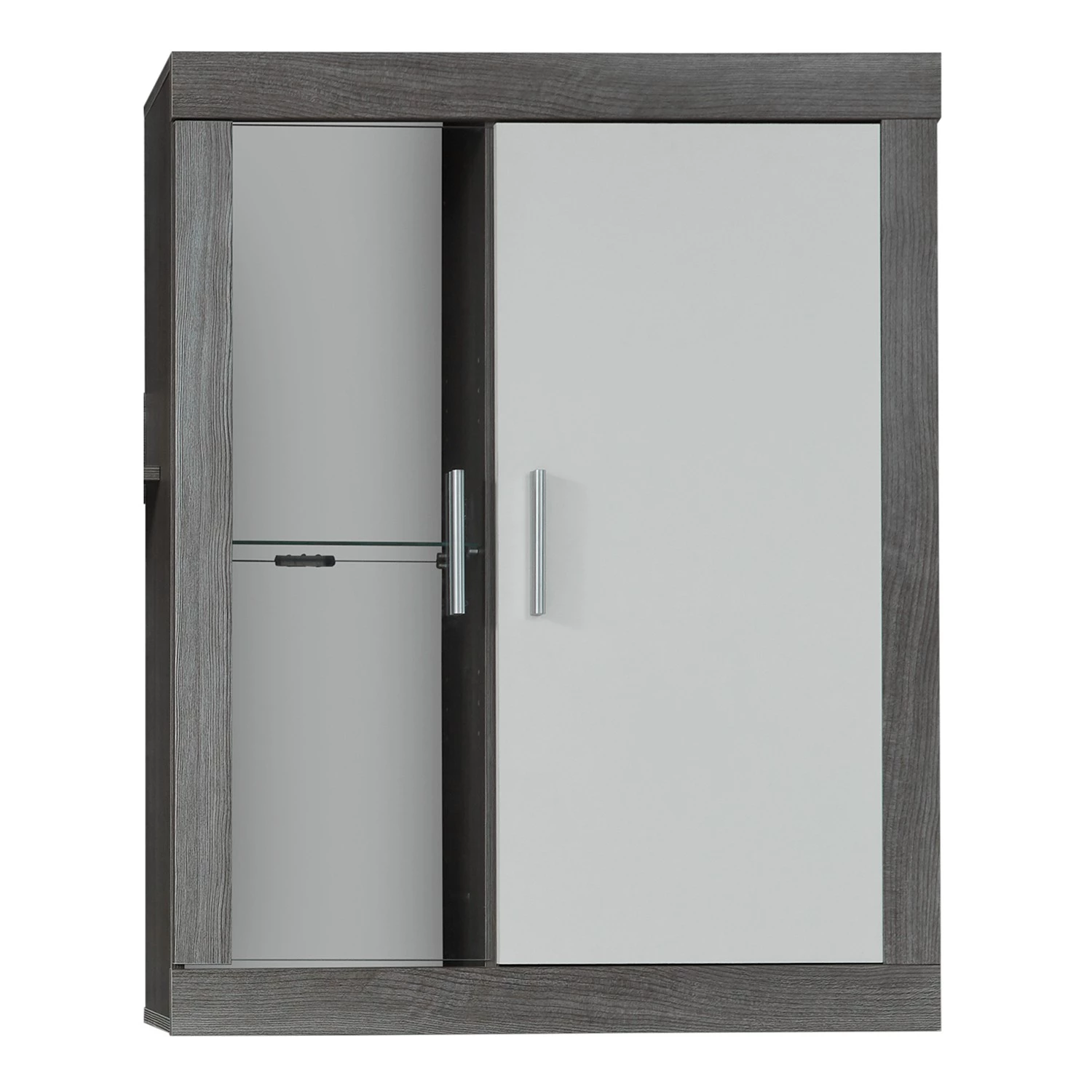 Trendteam Ensemble meubles TV jazz I (4 éléments) - Imitation chêne gris / Blanc 14 Trendteam Ensemble meubles TV jazz I (4 éléments) - Imitation chêne gris / Blanc – Image 12