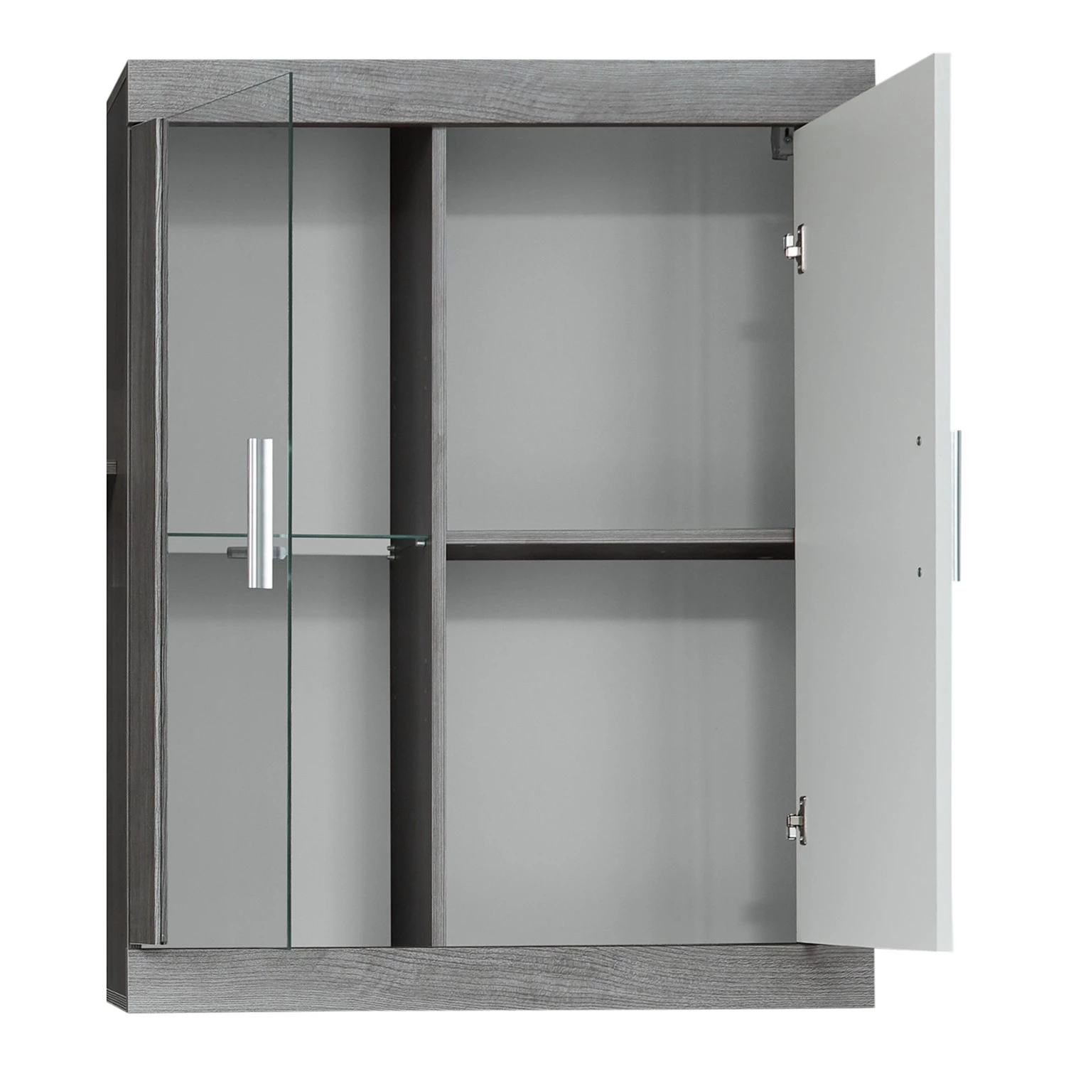 Trendteam Ensemble meubles TV jazz I (4 éléments) - Imitation chêne gris / Blanc 15 Trendteam Ensemble meubles TV jazz I (4 éléments) - Imitation chêne gris / Blanc – Image 13