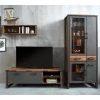 Trendteam Ensemble meubles TV Prime I (3 éléments) - Imitation béton / Imitation vieux bois -Meubles de salon Soldes 1000362861 220623 011 MOOD IMAGE P000000001000362861 mood
