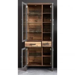 Trendteam Ensemble meubles TV Prime I (3 éléments) - Imitation béton / Imitation vieux bois -Meubles de salon Soldes 1000362861 220623 024 MOOD DETAILS P000000001000362861 mood