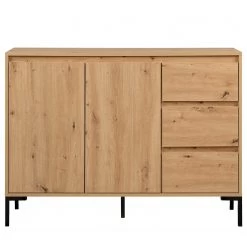 Loftscape Buffet Brochet II - Imitation chêne / Noir 22 Loftscape Buffet Brochet II - Imitation chêne / Noir -Meubles de salon Soldes 1000363050 220704 030 DETAILS P000000001000363050