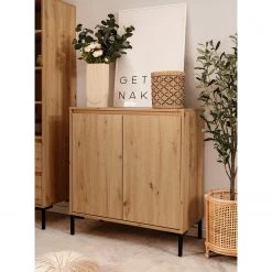 Loftscape Buffet Brochet I - Imitation chêne / Noir 16 Loftscape Buffet Brochet I - Imitation chêne / Noir -Meubles de salon Soldes 1000363057 220704 021 MOOD DETAILS P000000001000363057 mood