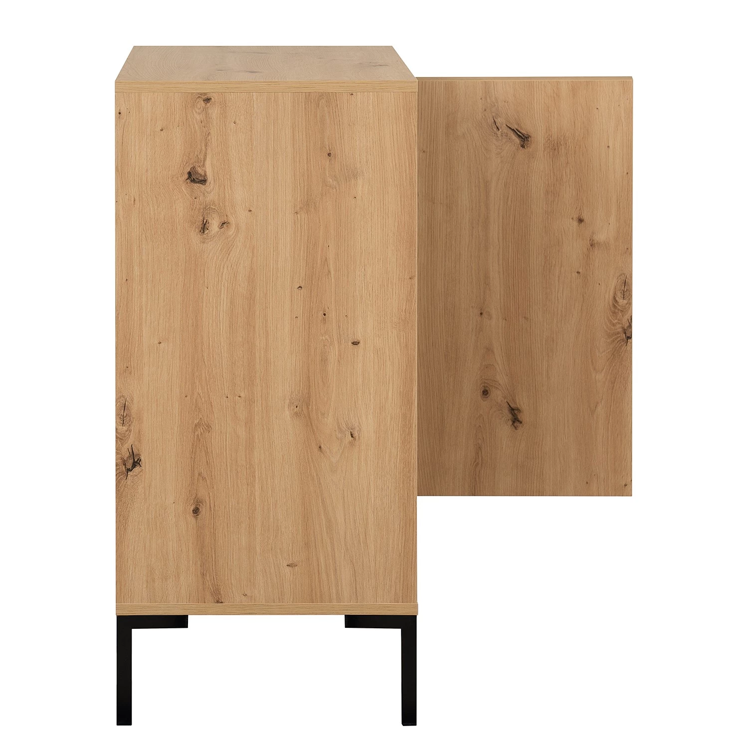 Loftscape Buffet Brochet I - Imitation chêne / Noir 11 Loftscape Buffet Brochet I - Imitation chêne / Noir – Image 9