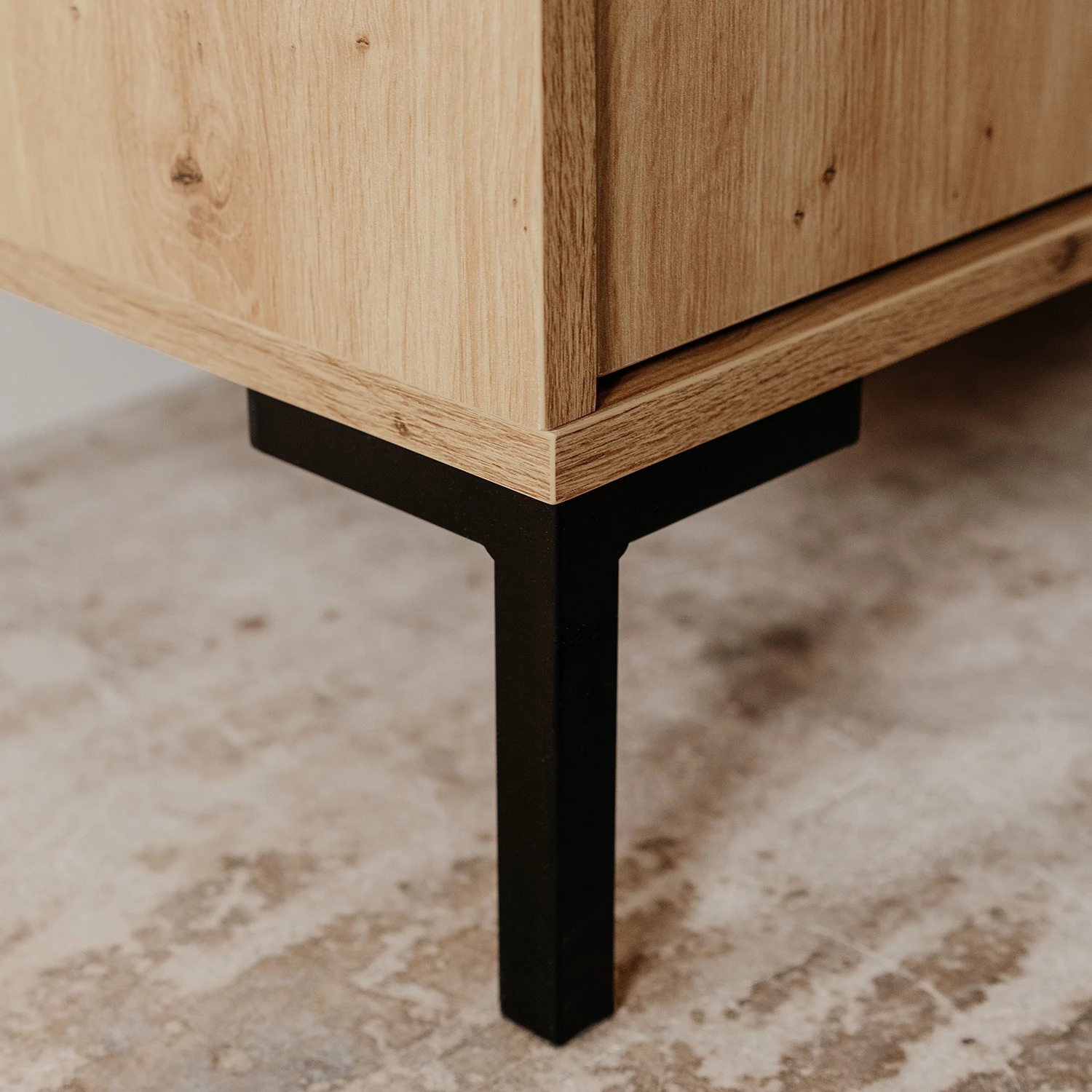 Loftscape Buffet Brochet I - Imitation chêne / Noir 13 Loftscape Buffet Brochet I - Imitation chêne / Noir – Image 11