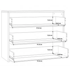 Loftscape Commode Huy - Imitation pin des Alpes / Noir 25 Loftscape Commode Huy - Imitation pin des Alpes / Noir -Meubles de salon Soldes 1000363079 220819 501 SKETCH DETAILS P000000001000363079 sketch