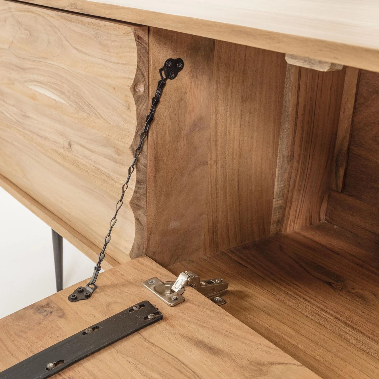 Red Living Meuble TV Bela-Bela - Acacia massif 12 Red Living Meuble TV Bela-Bela - Acacia massif – Image 10