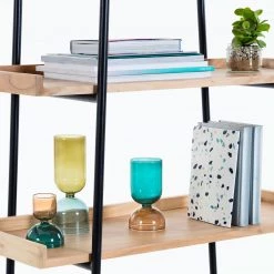 Red Living Étagère Breitbride II - Acacia massif / Métal - Acacia / Noir -Meubles de salon Soldes 1000363950 220714 040 DETAILS P000000001000363950