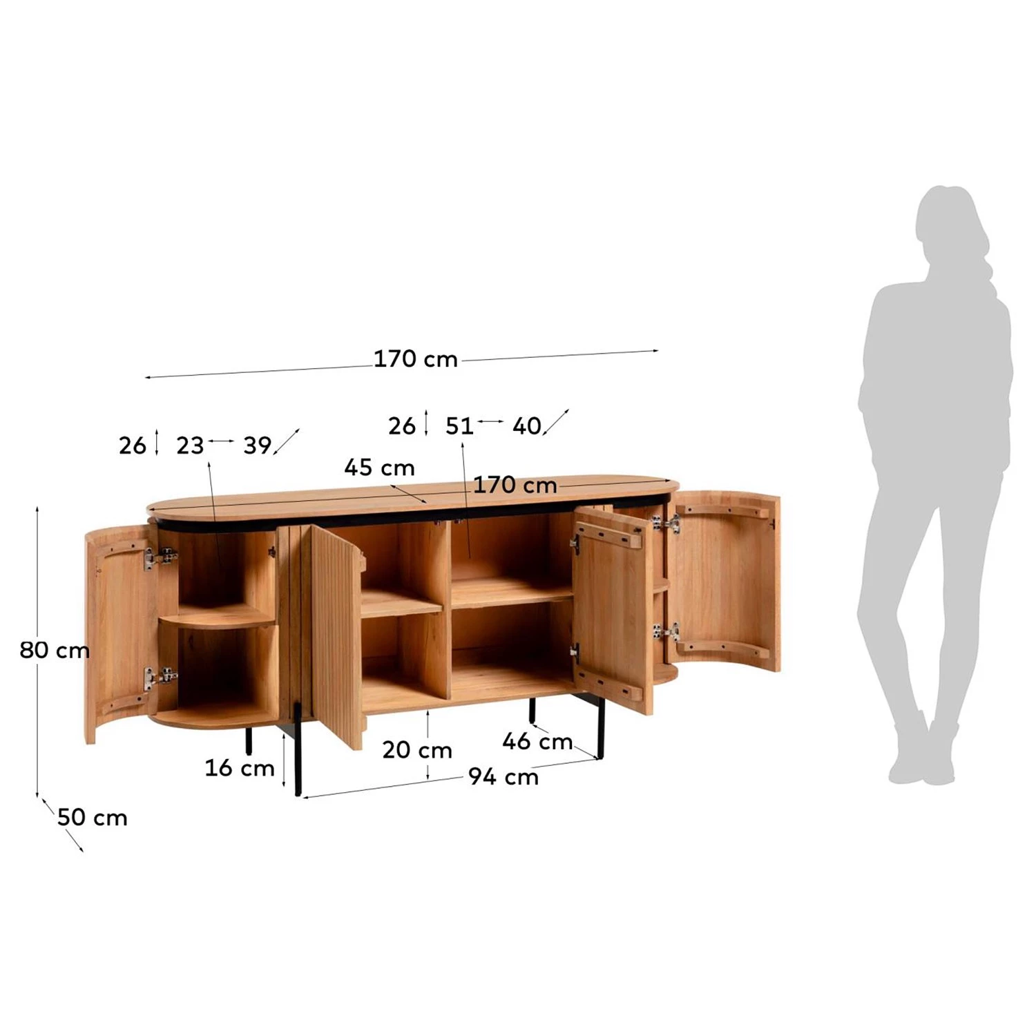 Red Living Buffet Lusaka - Manguier massif 18 Red Living Buffet Lusaka - Manguier massif – Image 16