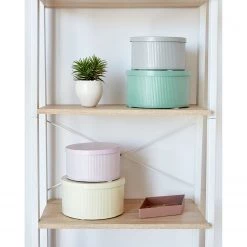 Norrwood Étagère Kalahari - Acier - Imitation chêne / Blanc -Meubles de salon Soldes 1000363962 220714 045 DETAILS P000000001000363962