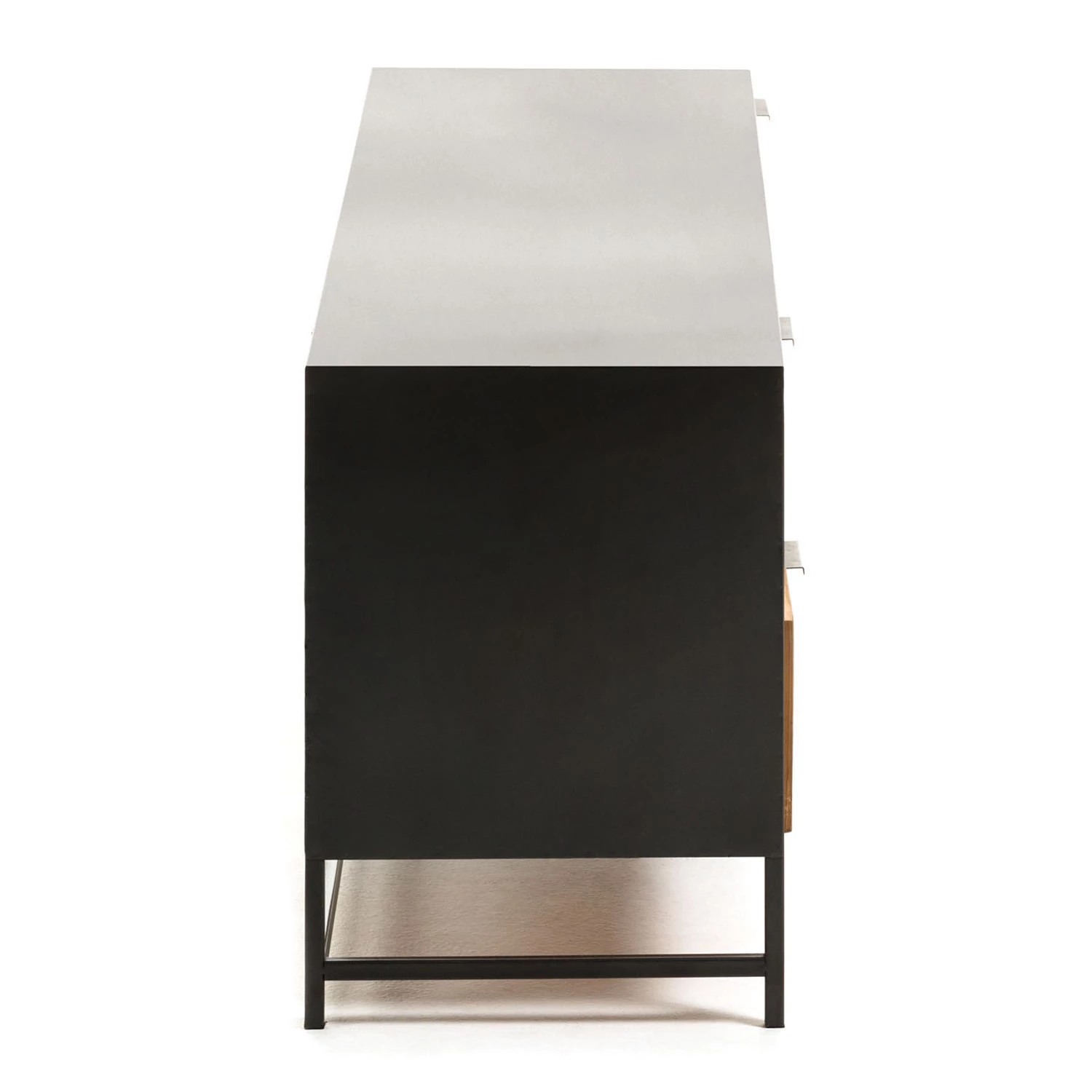 Red Living Meuble TV Kisumu - Cannage / Fer - Marron / Noir 9 Red Living Meuble TV Kisumu - Cannage / Fer - Marron / Noir – Image 7