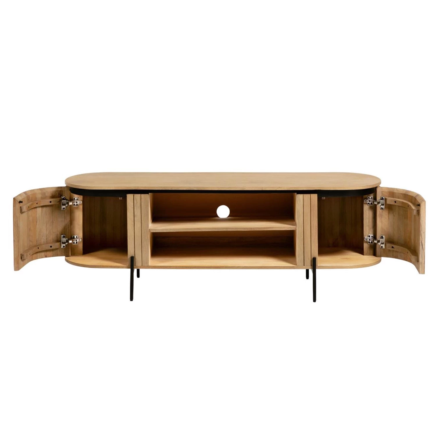 Red Living Meuble TV Lusaka - Manguier massif 10 Red Living Meuble TV Lusaka - Manguier massif – Image 8