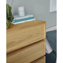 Red Living Commode Tabora II - Placage en bois véritable - Chêne -Meubles de salon Soldes 1000363969 220714 040 DETAILS P000000001000363969